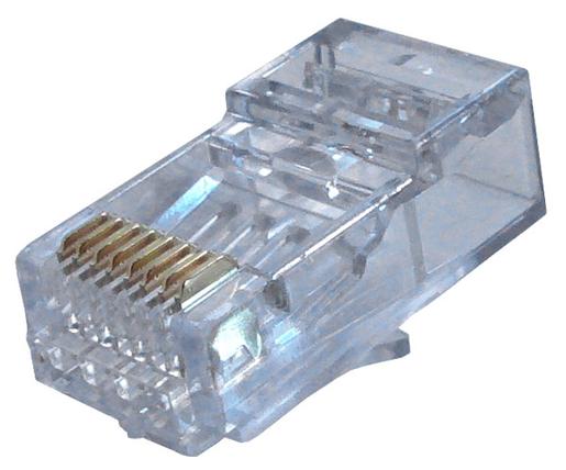 ezEX™48 RJ45® CAT6/6A Connector for .043"- .048" Insulation Diameter