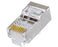 Shielded RJ45 Easy Feed Connector for CAT5E Shielded Solid and Stranded Cable