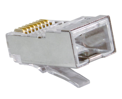 Shielded CAT5E Easy Feed RJ45 Connector