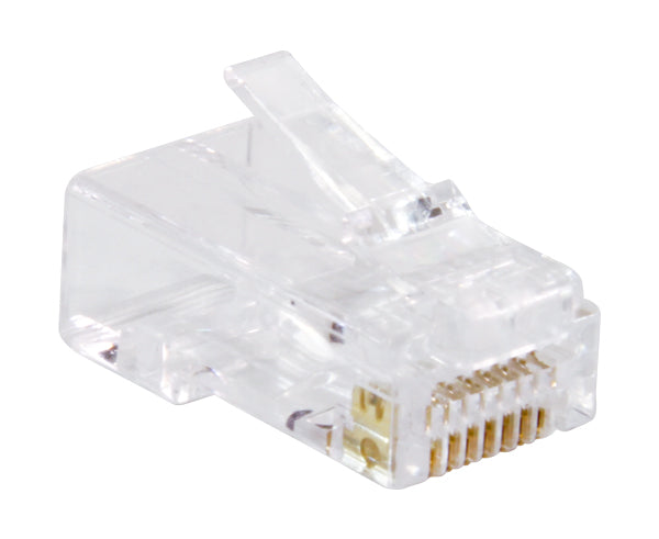 CAT6 Easy Feed RJ45 Connector - OD Under 6.5mm