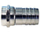 RG6 Standard Shield Cable F-Type Crimp-On Connector with Crimp Ring, Side View 1