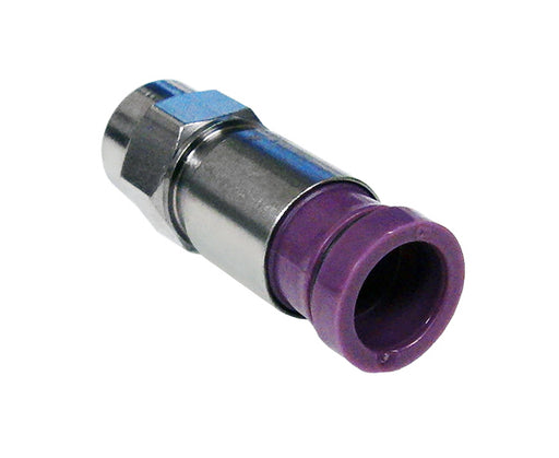 RG6 Pro Snap-N-Seal Male Quad Shield, F-Type Connector