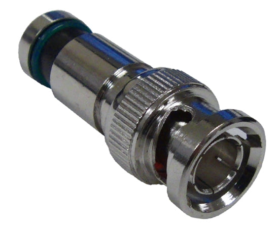 BNC Compression Connector 360™ for RG59 Coax Cable - right angled view