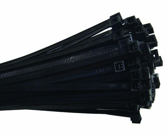 7" Nylon Cable Tie 50lbs Black 100pk