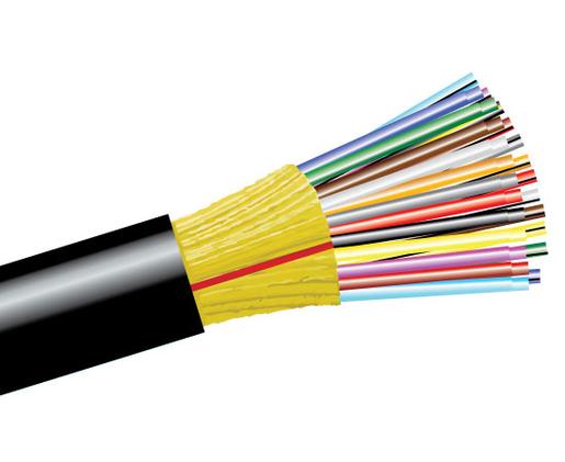 Tight Buffer Distribution Riser Fiber Optic Cable, Single Mode, Indoor/Outdoor
