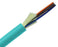 Tight Buffer Distribution Plenum Fiber Optic Cable, Multimode, 10 Gig OM3, Indoor/Outdoor