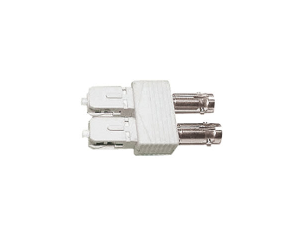 Fiber Tester Adapter, SC Male to ST Female, Duplex, Multimode 62.5/125 OM1