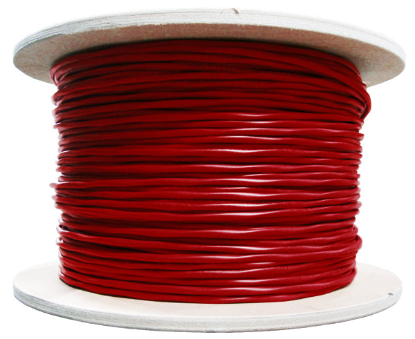 Fire Alarm Cable 12/2 (Solid) FPLR/CMG FT4 Unshielded 1000' Red