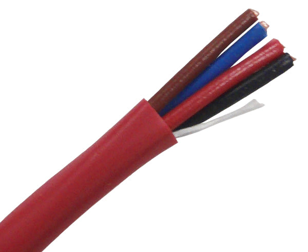 1000' Riser (FPLR) Red Fire Alarm Cable, 18/4