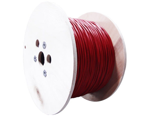 FPLR Fire Alarm Cable 12/2 AWG Unshielded 1000' Red Jacket