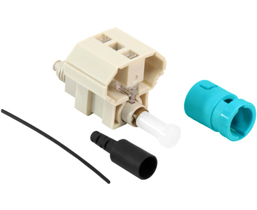 Fiber Optic FAST Connector, Pre-Polished, Multimode, 50/125 10 Gig OM3/OM4, ST