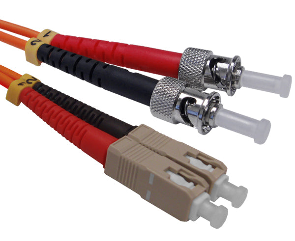 SC/PC-ST/PC, Multimode, Duplex, Patch Cable