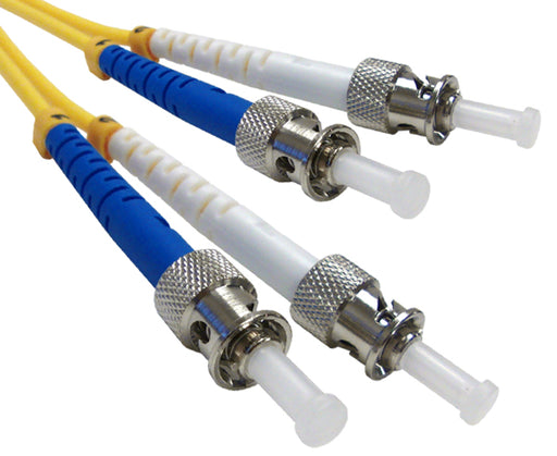 ST-ST, Singlemode, Duplex, Fiber Optic Patch Cable