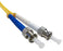 Fiber Optic Patch Cable, ST to ST, Single Mode 9/125, Duplex