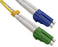 Fiber Optic Patch Cable, LC/UPC to LC/APC, Single Mode 9/125, Duplex