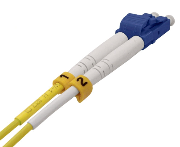 Fiber Optic Patch Cable, LC to LC, Single Mode 9/125, Duplex
