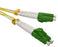 LC/APC-LC/APC, Single Mode, Duplex, Fiber Optic Patch Cable