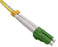 Fiber Optic Patch Cable, LC/APC to LC/APC, Single Mode 9/125, Duplex