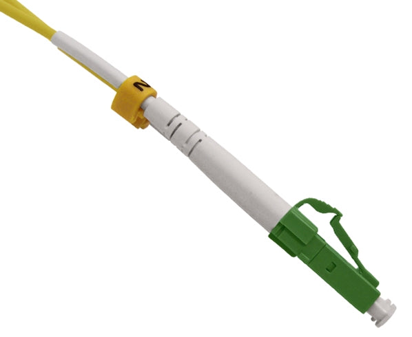Fiber Optic Patch Cable, LC/APC to LC/APC, Single Mode 9/125, Duplex