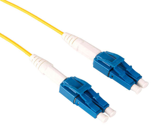Uniboot Fiber Optic Patch Cable, LC to LC, Single Mode 9/125, OFNR Riser, Duplex - 20m