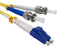 LC/UPC-ST/PC, Multimode, Duplex, Fiber Optic Patch Cable