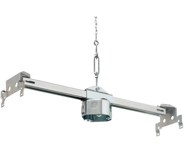 Fan/Fixture Electrical Junction Box with Adjustable Steel Bracket for Suspended Ceilings