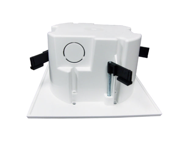 Two (Dual) Gang Round Drywall Mounting Bracket - Back right