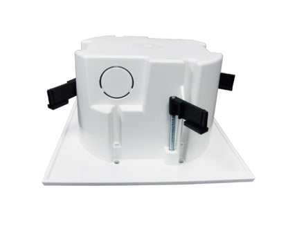 Two (Dual) Gang Round Drywall Mounting Bracket - Back right