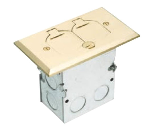 Power Outlet Floor Box Single Gang