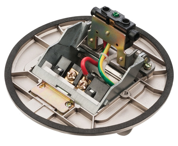 Floor Power Outlet, Round Trapdoor Cover - Inside panel - Primus Cable