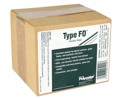 Alcohol Fiber Optic Cleaner Type FO - Foil Pouch Wipes (50/Pk)