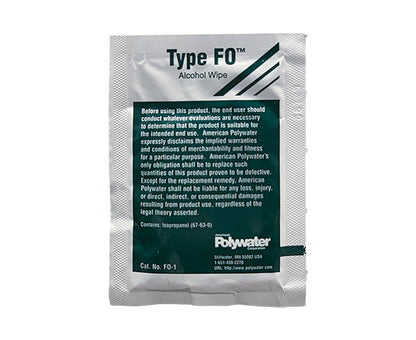 Alcohol Fiber Optic Cleaner Type FO - Foil Pouch Wipes (50/Pk)