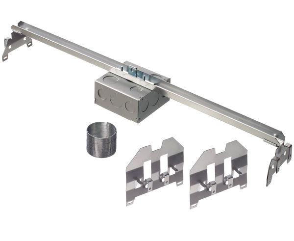 Square Electrical Fixture Junction Box with Adjustable Steel Bracket for Suspended Ceilings