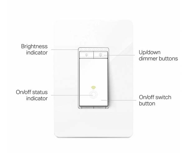 Kasa Smart Wi-Fi Light Switch, Dimmer
