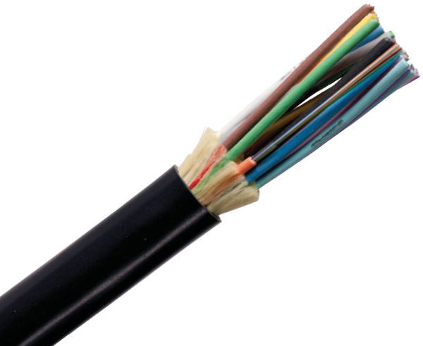 Fiber Optic Cable, Multimode, 50/125 10 Gig OM3, Indoor/Outdoor High-Density, Riser