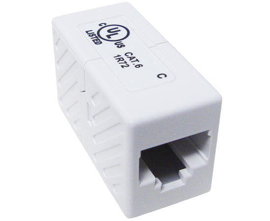 CAT 6 Coupler Ethernet In-Line Extension White