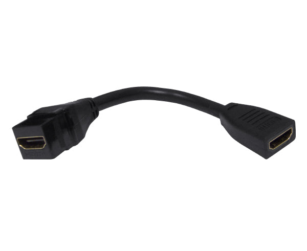 HDMI Modular Snap-in Insert With 3" HDMI Pigtail, Black