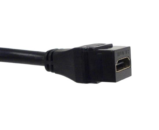 HDMI Adapter, Female HDMI to Female HDMI Keystone Insert