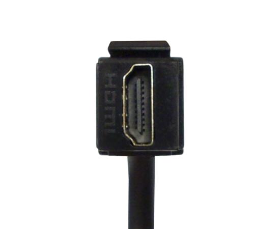 Black HDMI Adapter, Female to Female HDMI Keystone Insert