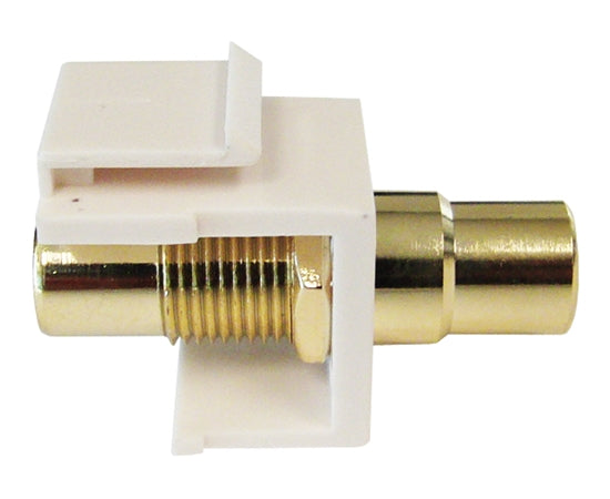 RCA F/F Keystone Modules For Wall Plate side view