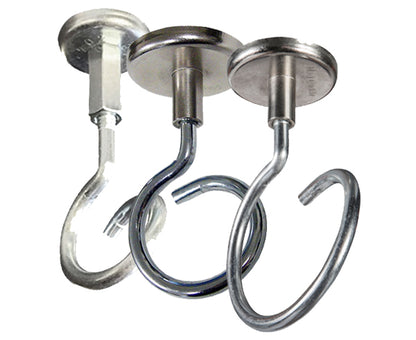  Magnetic Bridle Ring, 3/4", 1 1/4", 2" Sizes, 1/4-20 Thread