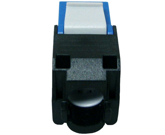 CAT6A RJ45 Keystone Jack, Unshielded, 180-Degree, MIG+, 10G Rated