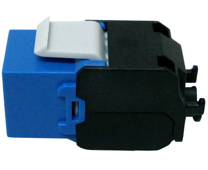 CAT6A RJ45 Keystone Jack, Unshielded, 180-Degree, MIG+, 10G Rated