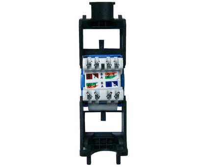 CAT6A RJ45 Keystone Jack, Unshielded, 180-Degree, MIG+, 10G Rated