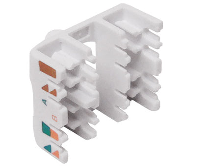 CAT6A RJ45 Keystone Jack, Unshielded, 180-Degree, MIG+, 10G Rated