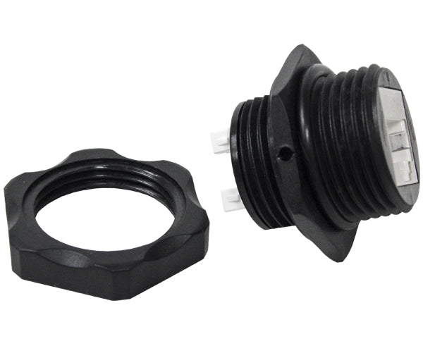 CAT6 RJ45 Shielded Industrial Panel Mount Keystone Jack, Water Sealed, Outdoor