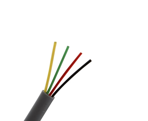 Flat Modular Silver Satin Cable 1000' - 26 AWG UL Listed - 4, 6, and 8 Conductors