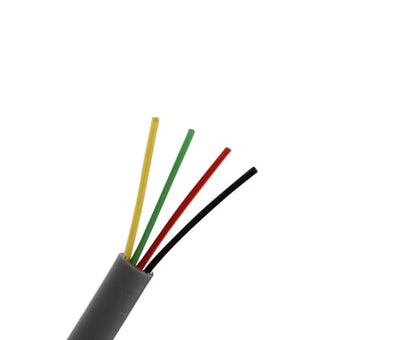 Flat Modular Silver Satin Cable 1000' - 26 AWG UL Listed - 4, 6, and 8 Conductors