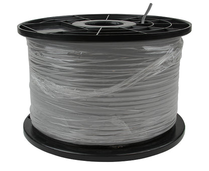 Silver / Flat Modular Cable 1000' - 26 AWG - 4, 6, and 8 Conductors - Primus Cable