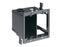 Two Gang Power & Low Voltage Box for Existing Construction - Black